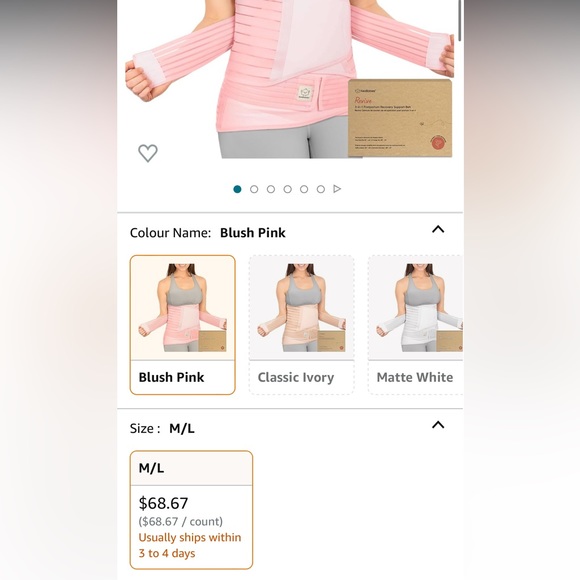 Worn Once** Revive Postpartum Recovery Support Belt - Picture 5 of 5